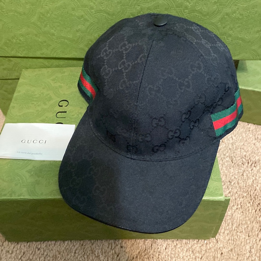 Gucci OG Double GG Print Snap Back🔥🔥🔥🔥